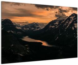 Mivali Tablou - Lac între munți, dintr-o bucată 90x60 cm (V022684V9060)