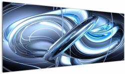 Mivali Tabloul cu abstracție albastră, dintr-o bucată 145x58 cm (V020061V14558)