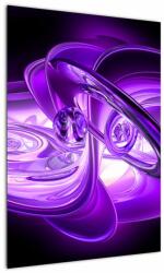 Mivali Tabloul fractalilor în violet, dintr-o bucată 50x70 cm (V020066V5070)