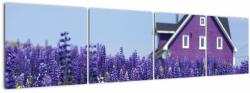 Mivali Tablou cu câmp de lavanda, din patru bucăți 160x40 cm (V020406V16040)