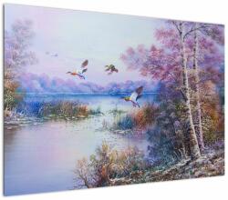 Mivali Tablou - Sosirea toamnei, pictură în ulei, dintr-o bucată 100x70 cm (V023324V10070)