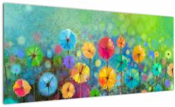 Mivali Tablou - Flori abstract, dintr-o bucată 100x40 cm (V022348V10040)