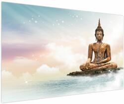 Mivali Tablou - Buddha care supraveghează pământul, dintr-o bucată 150x100 cm (V023299V150100)