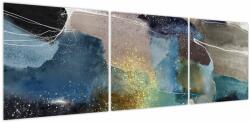 Mivali Tablou - Abstract acuarelă, din trei bucăți 150x50 cm (V024062V15050)