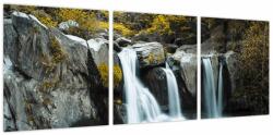 Mivali Tablou - Cascade, Lushan, China, din trei bucăți 90x30 cm (V023674V9030)