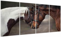 Mivali Tablou - Cai îndrăgostiți, din patru bucăți 160x80 cm (V023967V16080)