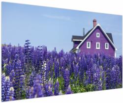 Mivali Tablou cu câmp de lavanda, dintr-o bucată 150x100 cm (V020406V150100)