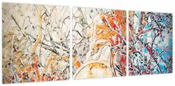 Mivali Tablou - Abstract mozaic, din trei bucăți 90x30 cm (V023997V9030)