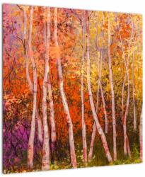 Mivali Tablou - Pădurea colorată, dintr-o bucată 50x50 cm (V023176V5050)