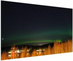 Mivali Tablou cu aurora borealis, dintr-o bucată 150x100 cm (V020857V150100)