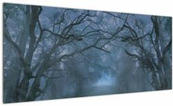 Mivali Tablou - Pădurea în ceață, dintr-o bucată 100x40 cm (V022986V10040)