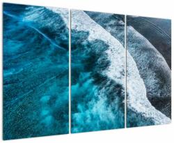 Mivali Tablou - Valuri pe mare, din trei bucăți 120x80 cm (V022379V120803PCS)