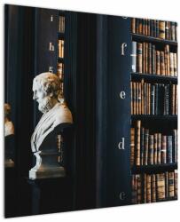 Mivali Tablou - La bibliotecă, dintr-o bucată 70x70 cm (V021655V7070)