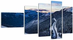 Mivali Tablou - Pantă înzăpezită, din cinci bucăți 110x60 cm (V022706V11060)