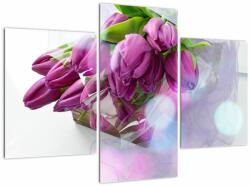 Mivali Tablou - buchet de lalele, din trei bucăți 90x60 cm (V020303V90603PCS)
