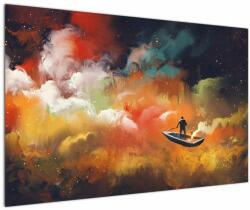 Mivali Tablou - Om navigând prin spațiu, dintr-o bucată 120x80 cm (V022353V12080)