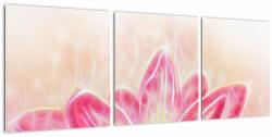 Mivali Tablou - Floare de lotus, din trei bucăți 90x30 cm (V023209V9030)