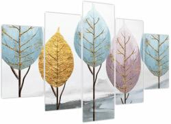 Mivali Tablou - Copaci design, din cinci bucăți 150x105 cm (V024077V150105)