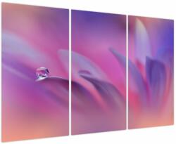 Mivali Tablou - Picătură pe floare, din trei bucăți 120x80 cm (V024022V120803PCS)