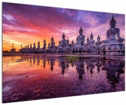 Mivali Tablou - Buddha la apus, dintr-o bucată 120x80 cm (V022840V12080)