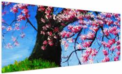 Mivali Tablou - Cireș înflorit - pictură, dintr-o bucată 250x125 cm (V023314V250125)