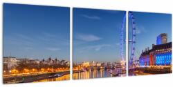 Mivali Tablou London Eye, din trei bucăți 90x30 cm (V020611V9030)