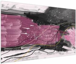 Mivali Tablou - Abstracție roz-roșu, dintr-o bucată 150x100 cm (V023490V150100)