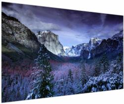 Mivali Tablou cu peisaj montan iarna, dintr-o bucată 150x100 cm (V020242V150100)