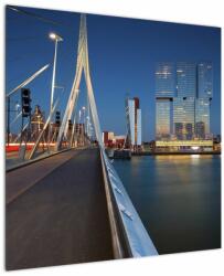 Mivali Tablou - Amurg în Rotterdam, Olanda, dintr-o bucată 70x70 cm (V022478V7070)