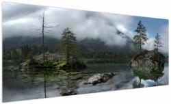 Mivali Tablou cu pomi în lac, dintr-o bucată 250x125 cm (V021702V250125)