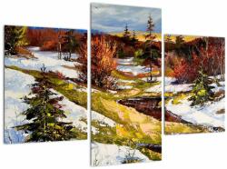 Mivali Tablou - Sosirea primăverii, din trei bucăți 90x60 cm (V023231V90603PCS)