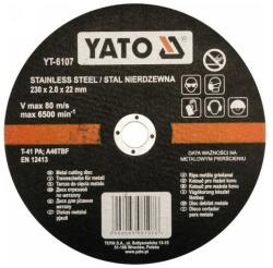 TOYA 230 mm YT-6107 Disc de taiere
