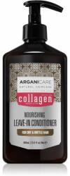 Arganicare Collagen Nourishing Leave-In Conditioner balsam (nu necesita clatire) pentru par fragil 400 ml