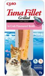 Inaba Foods Tuna fillet in crab flavoured broth 15g Recompensa pisici file de ton in sos de crab