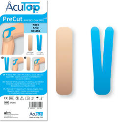 AcuTop Classic Precut Kineziológiai Tapasz Térdre (Előre Vágott 8 adagos csomag) (SGY-AP16K-ACU) - duoker