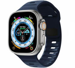 Tech-protect Curea plastic Tech-Protect Icon Line compatibila cu Apple Watch 4/5/6/7/8/SE 38/40/41mm Navy Blue (9490713936863)