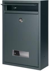 VIRONE MB-3/A - BALI - Пощенска метална кутия, 320x90x22мм, антрацит (MB-3/A)