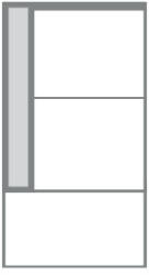 Madison-Plus ülőgarnitúra elem rugós variálható, elem 3, S/B
