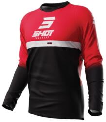 Shot Tricou de motocros Shot Devo Reflex negru-roșu (SHOA08-12C1-A04)