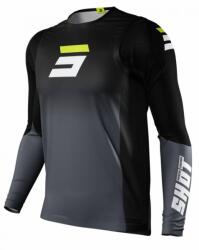 Shot Motocross tricou Shot Aerolite Gradient negru-gri negru lichidare (SHOA09-12A3-C02)