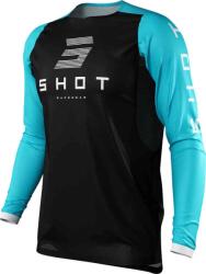 Shot Tricou motocross pentru femei Shot Shelly negru-azur albastru výprodej lichidare (SHOA09-12B5-F02)