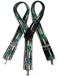 RSA Bretele RSA cu motiv Chopper, negre (VTC01)