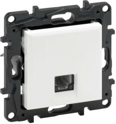 Legrand 863355 Niloé Step 1xRJ11 csatlakozóaljzat, alumínium (863355) - elektroprofishop