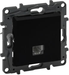 Legrand 863555 Niloé Step 1xRJ11 csatlakozóaljzat, fekete (863555) - elektroprofishop