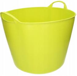 KOTARBAU Coș de rufe cu găleată flexibilă cu urechi verde fluo 42 l (2023)