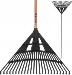 Kotarbau Greblă ventilator pentru iarbă de grădină 610mm (ZSY2181) Grebla
