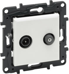 Legrand 863183 Niloé Step TV-SAT csillagpontos aljzat (1, 5 dB), fehér (863183) - elektroprofishop