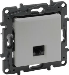 Legrand 863367 Niloé Step RJ45 Cat. 6A UTP aljzat, alumínium (863367)