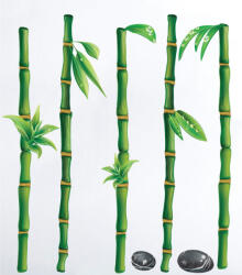 4 Decor Sticker Decorativ - Bambus - Multicolor