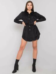  Rochie tip camasa negru